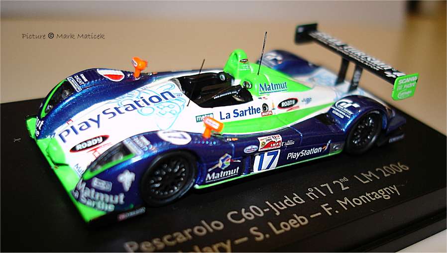 The first models the Pescarolo C60Judd models have been released in 